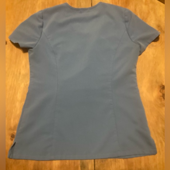 Figs Catarina Scrub Top Ceil Blue - Picture 3 of 4
